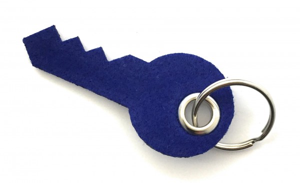 Schlüssel - Filz-Schlüsselanhänger - Farbe: royalblau - optional mit Gravur / Aufdruck
