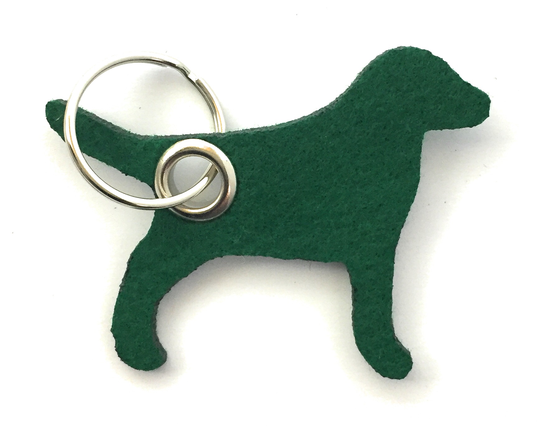 Werbeartikel Filz Hund / Tier waldgrün optional mit