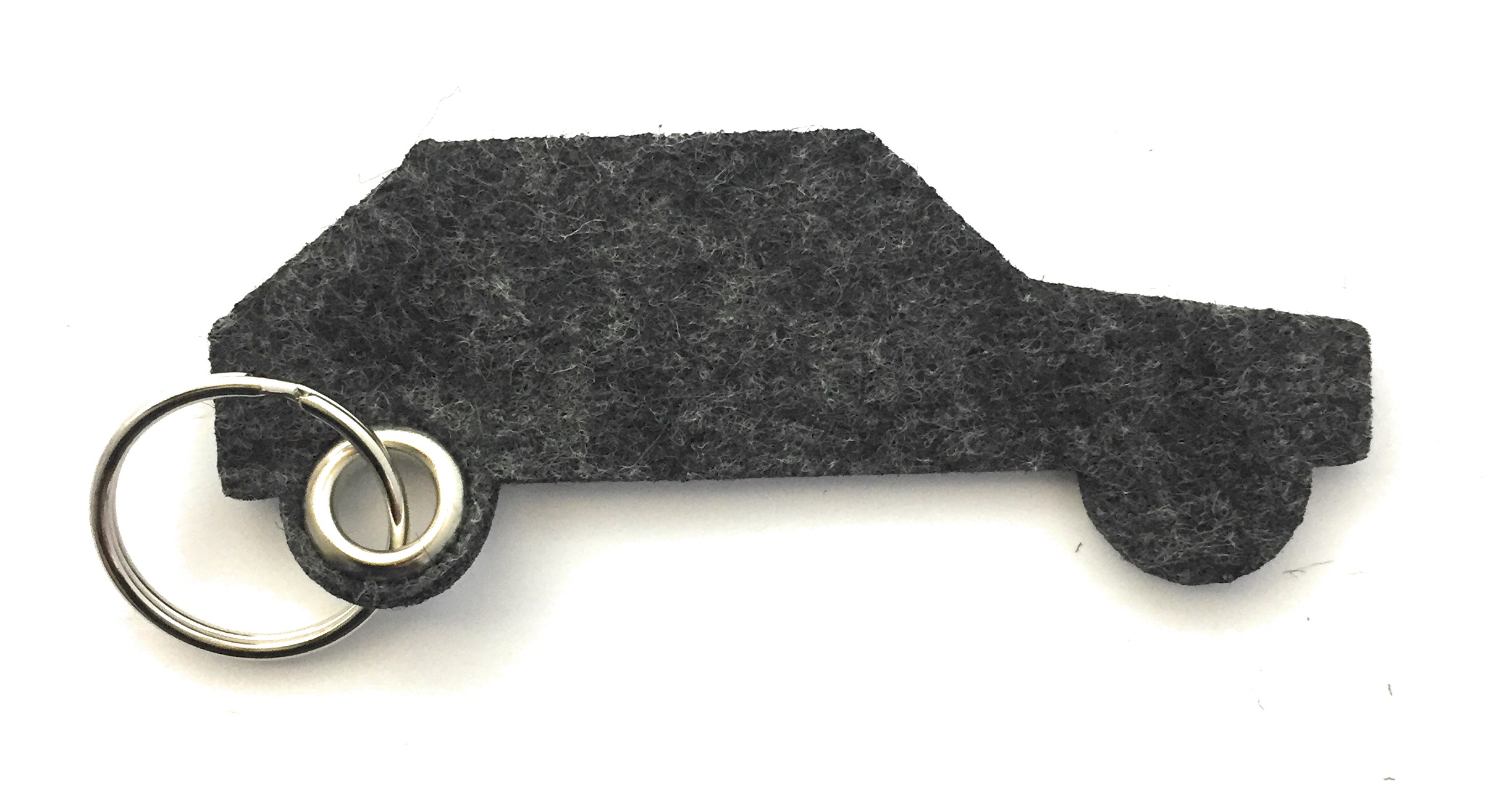 Werbeartikel Filz - Auto - retro schwarz meliert optional mit Gravur ...